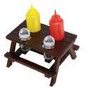 Picnic Table Condiment Holder Set