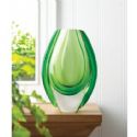 EMERALD ART GLASS VASE