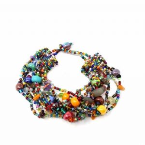 CBeachball Beaded Bracelet - Click To Enlarge