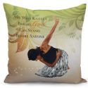 PC - She Who Kneels Pillow Cover