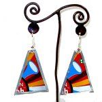 CTin Can Triangle Earrings - Click To Enlarge